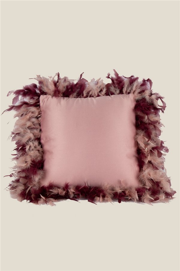 Cuscino Golden con piume