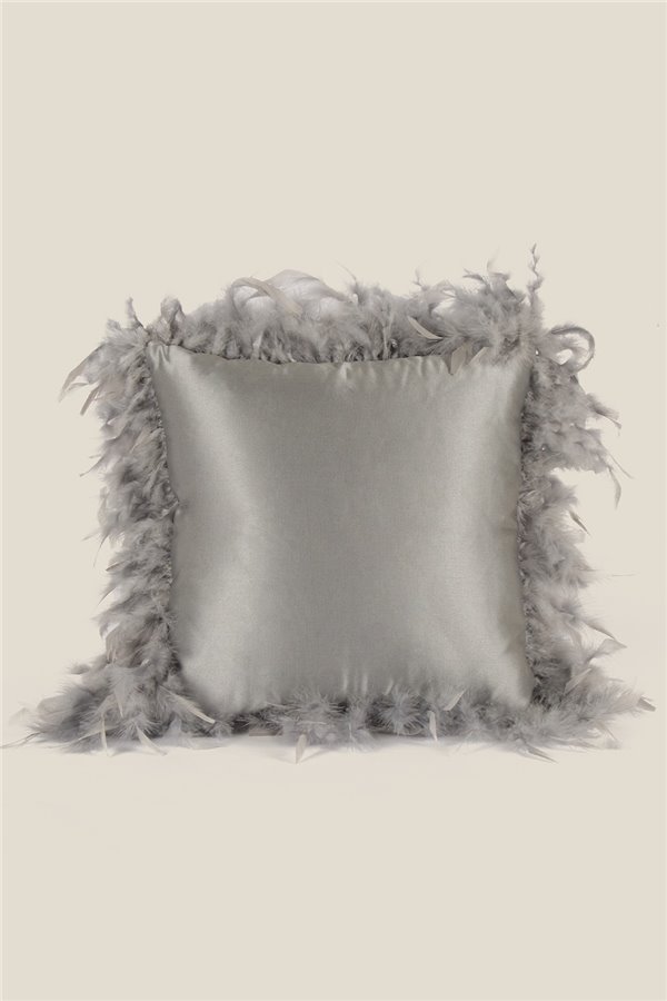 Cuscino Golden con piume