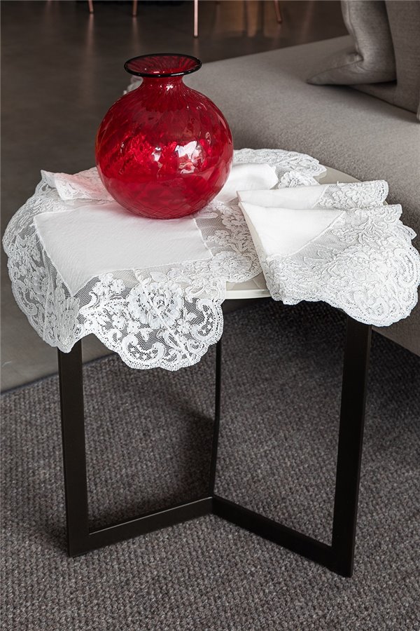 Set centri Aurora lino