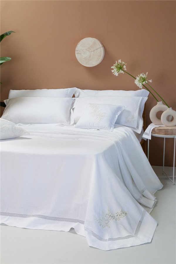 Copriletto Martin lino